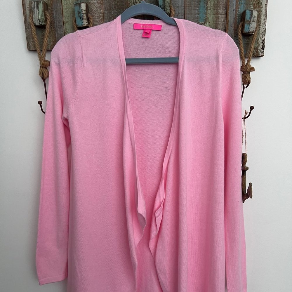 Lilly Pulitzer Open Front Cardigan Sweater